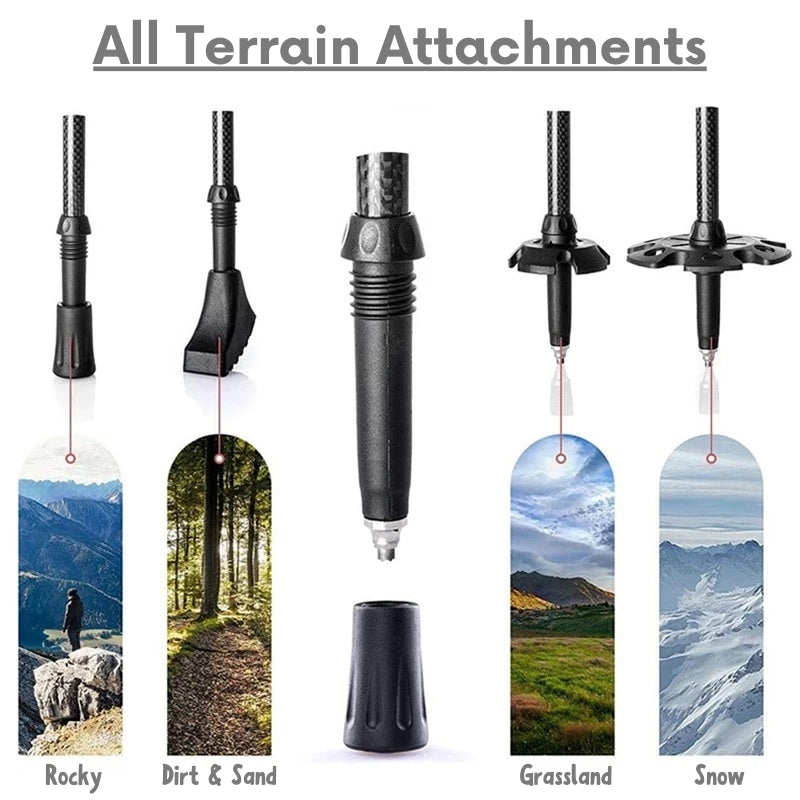 TrekPro Carbon Fiber Hiking Poles