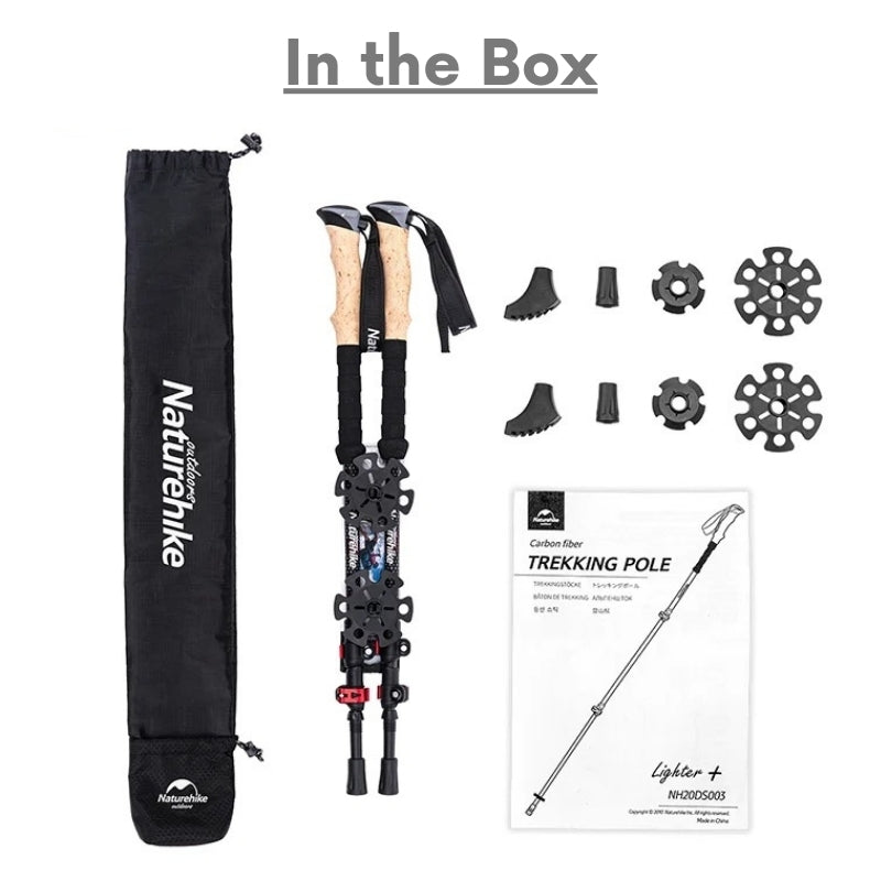 TrekPro Carbon Fiber Hiking Poles