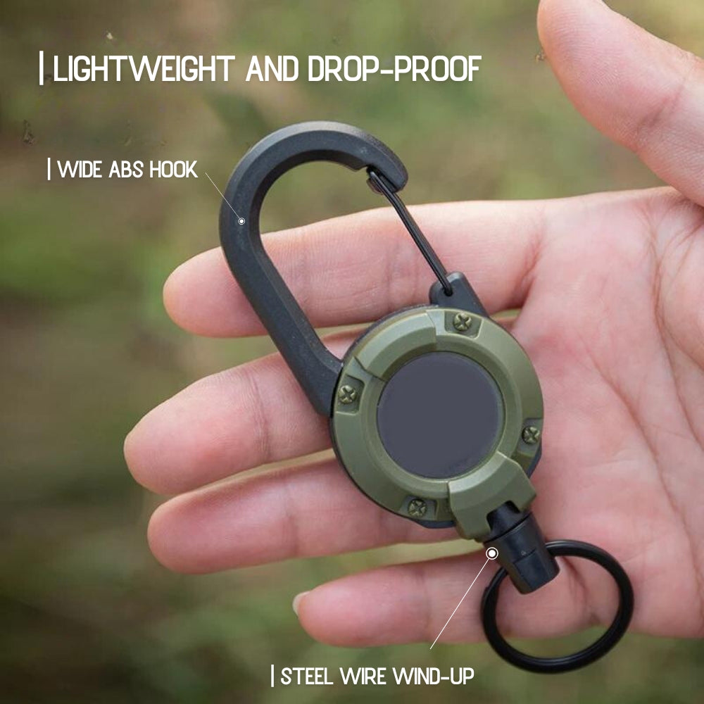 Retractable Wire Accessory Carabiner