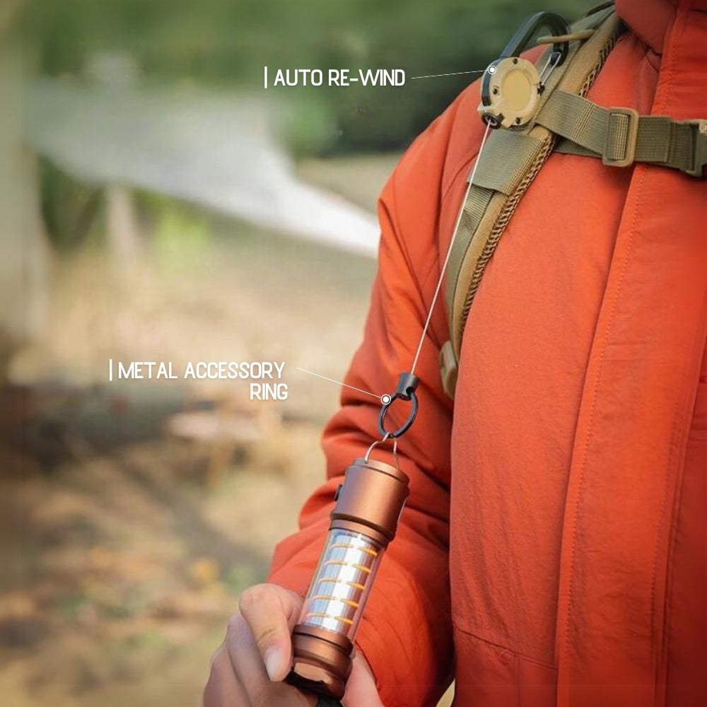 Retractable Wire Accessory Carabiner