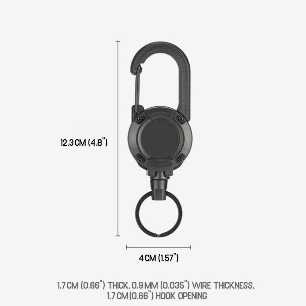 Retractable Wire Accessory Carabiner