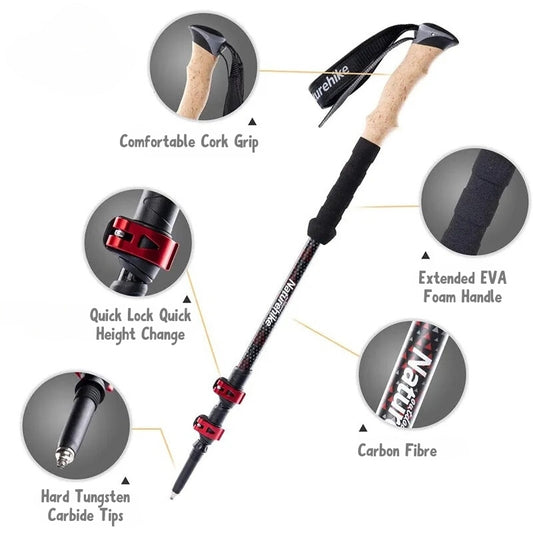 TrekPro Carbon Fiber Hiking Poles