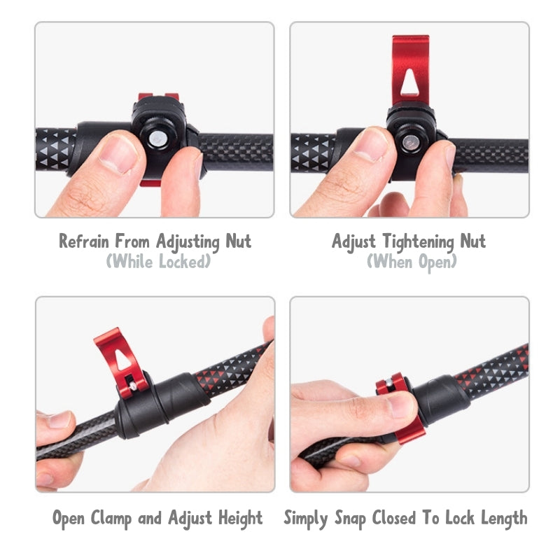 TrekPro Carbon Fiber Hiking Poles
