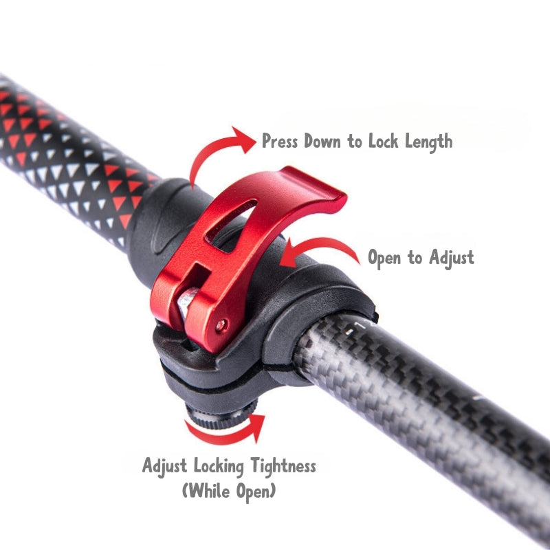 TrekPro Carbon Fiber Hiking Poles
