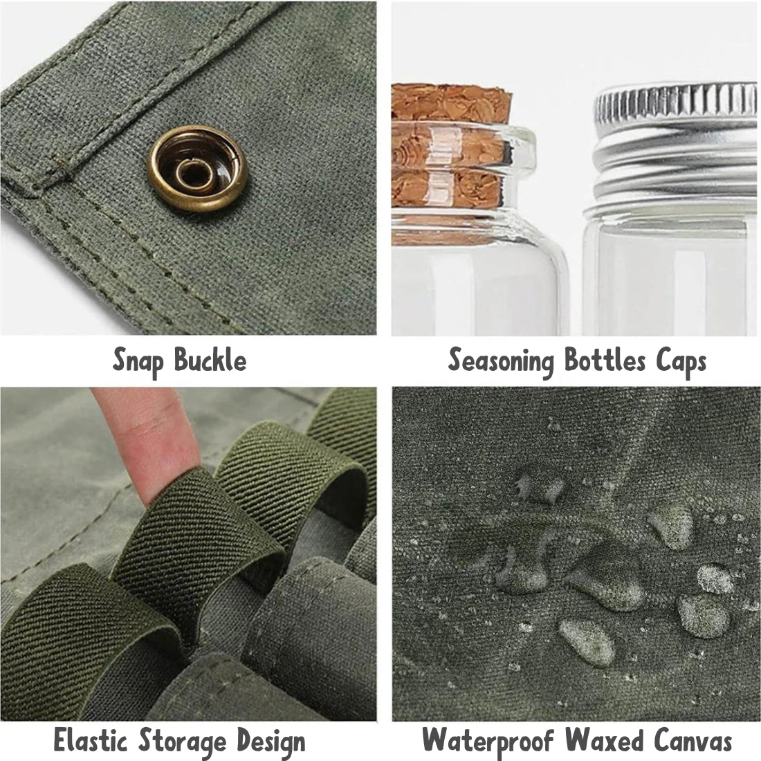 Canvas Travel Spice Kit
