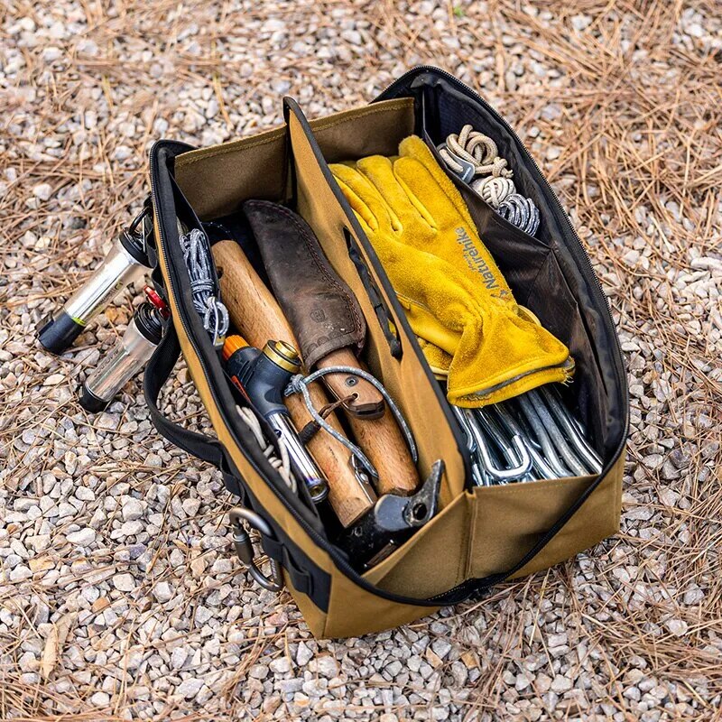 Camping en plein air Randonnée Portable Gadget Rangement Pouch Tente Pegs  Drawstring Bag